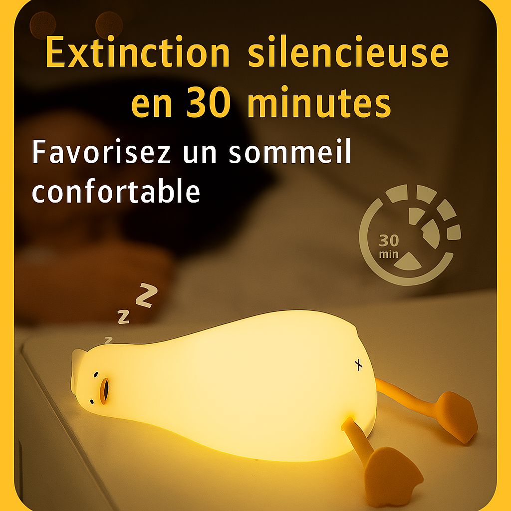 FluffyQuack™ – Rechargeable LED Duck Night Light