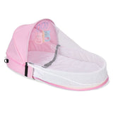 Berceau de Voyage Pliable Portable (Pod Anti-Pression en Lin)