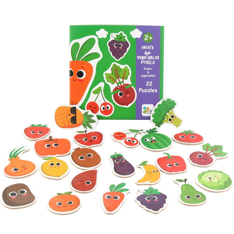 Puzzle Montessori pour enfants 3‑en‑1