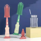 3-in-1 silicone bottle brush