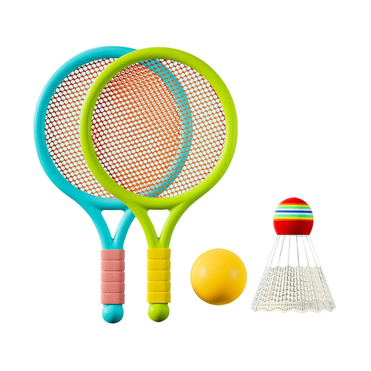 Set de badminton coloré pour enfants – 4 pièces