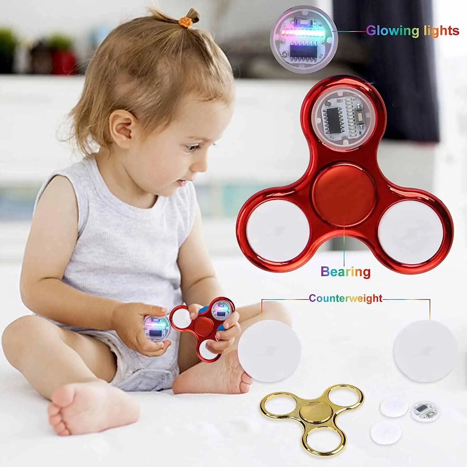 Light-up Hand Spinner for children