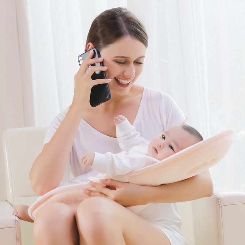 CloudNest™ Coussin de Soutien Ergonomique pour Bébé et Appui-Tête