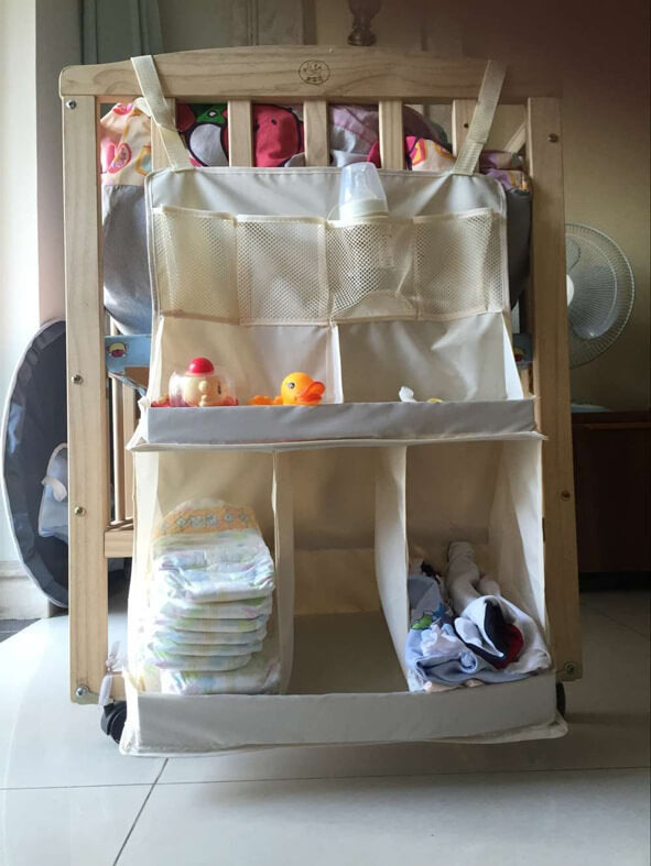 Waterproof Hanging Crib Organizer