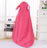 CuddleSoft™ Serviette de Bain à Capuche Ultra-Absorbante (Polaire Corail)