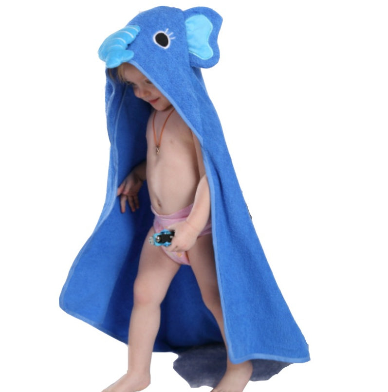 CuddleSoft™ Serviette de Bain à Capuche Ultra-Absorbante (Polaire Corail)