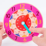 Horloge 24h Montessori en bois - Timbertik™