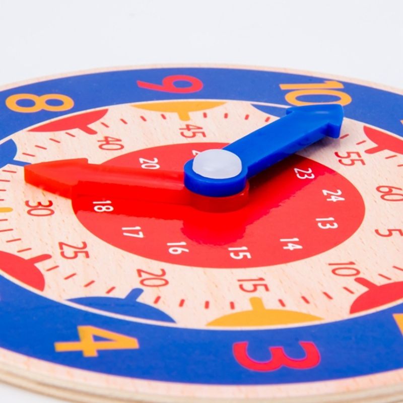 Horloge 24h Montessori en bois - Timbertik™