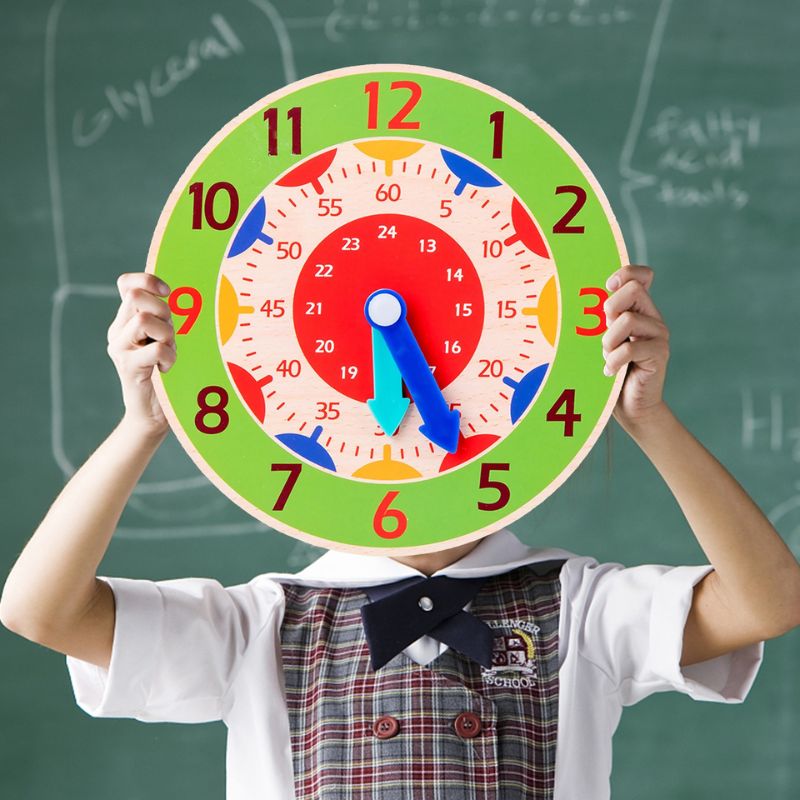 Horloge 24h Montessori en bois - Timbertik™