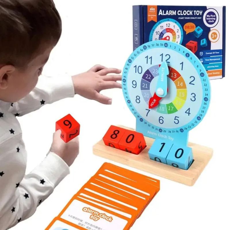 Horloge éducative Montessori - Clokidoo™