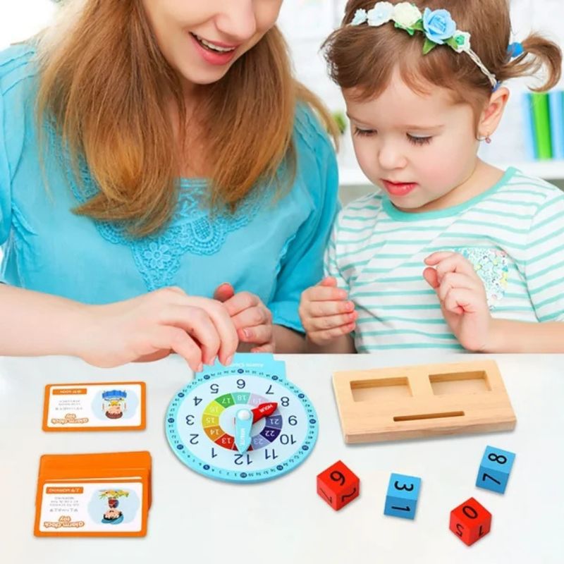 Horloge éducative Montessori - Clokidoo™