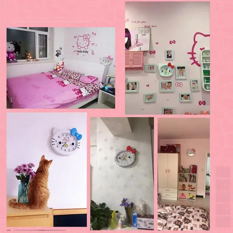 Hello Kitty wall clock