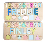 Puzzle Prénom Personnalisé en Bois