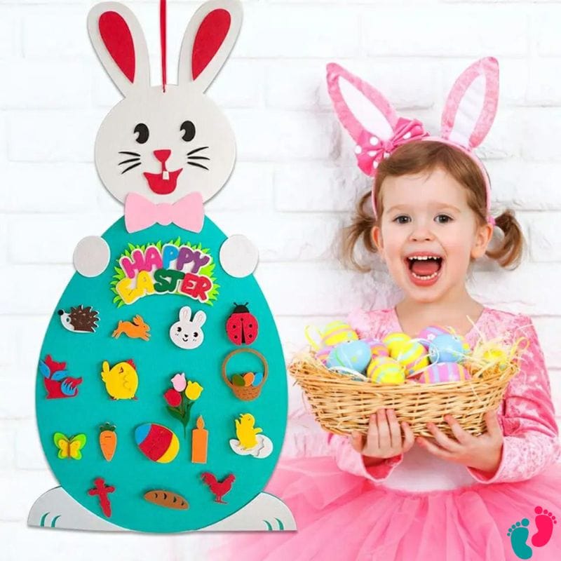 Montessori Educational Felt Easter Bunny - KIDS EASTER