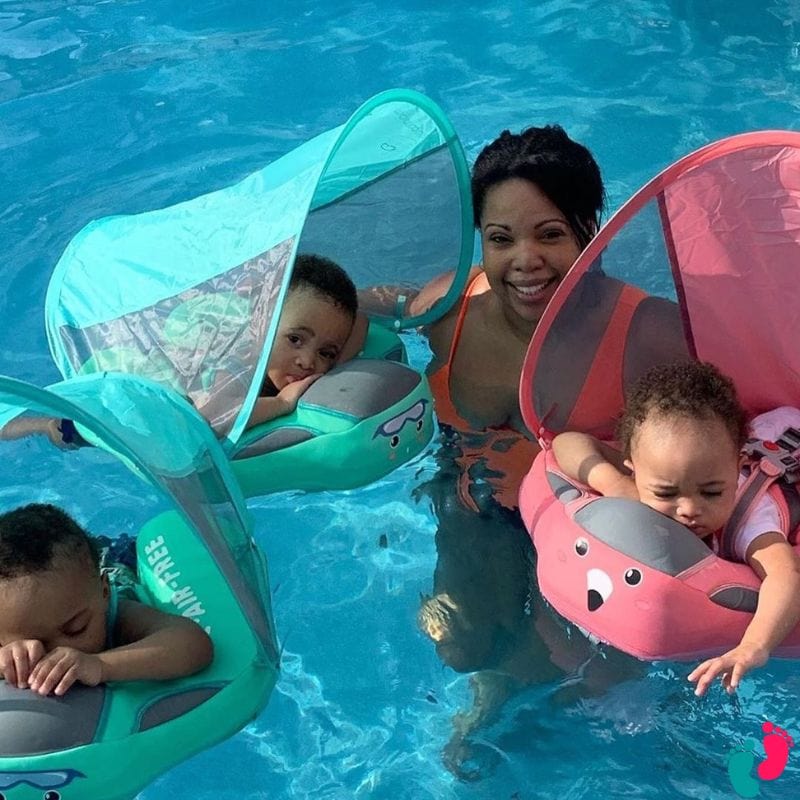 Baby float + free sunshade (from 3 to 24 months) - BABY SWIM