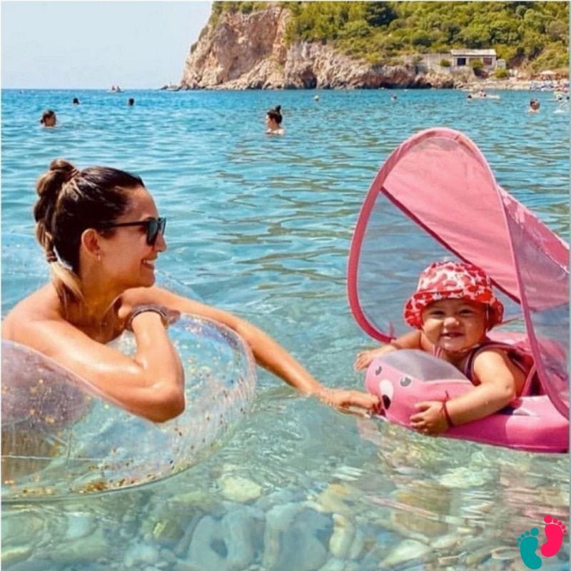 Baby float + free sunshade (from 3 to 24 months) - BABY SWIM