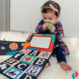 Montessori Mirror Activity Board for Baby - BABY ACTIVITY