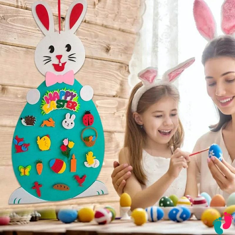 Montessori Educational Felt Easter Bunny - KIDS EASTER