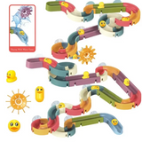 Suction Cup Track with Marbles and Ducks