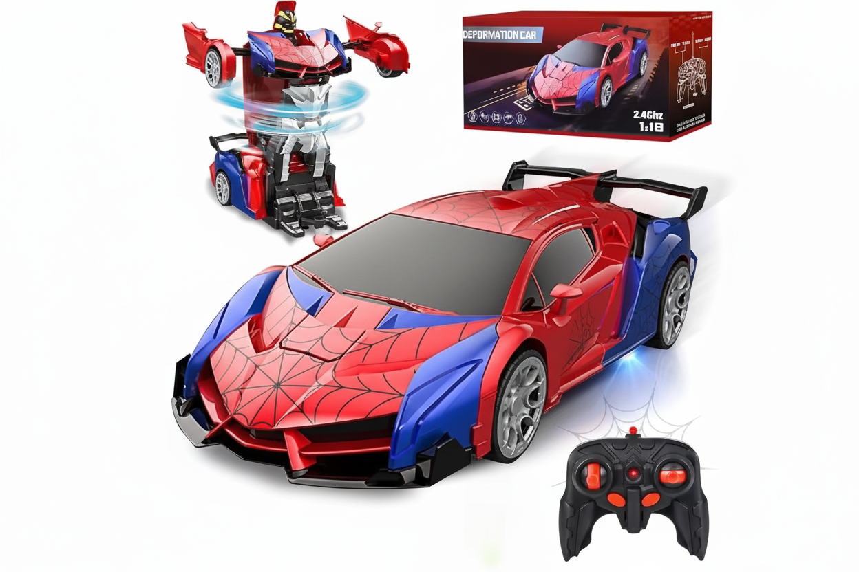 Voiture Télécommandée Spider – Robot 2 en 1