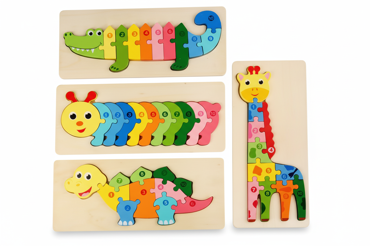 Puzzle Bois Animaux Montessori