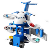 Kids' Airplane Toy and Car Tracks