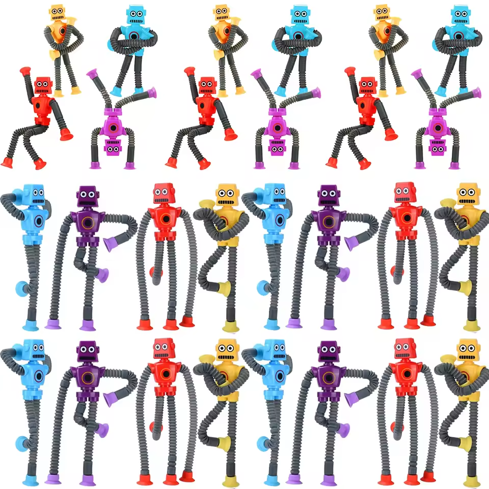  Robots à Ventouse Télescopiques  4 Pièces 