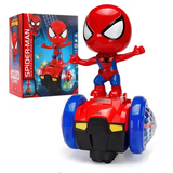 Voiture d’Équilibre Électrique Spiderman Lumineuse