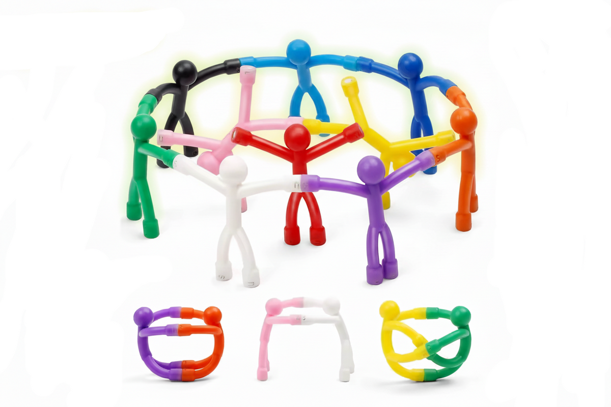Colorful Magnetic Mini Figures for Kids