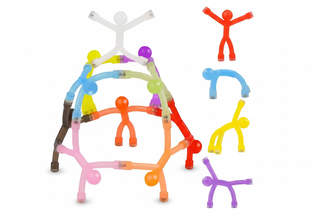Colorful Magnetic Mini Figures for Kids