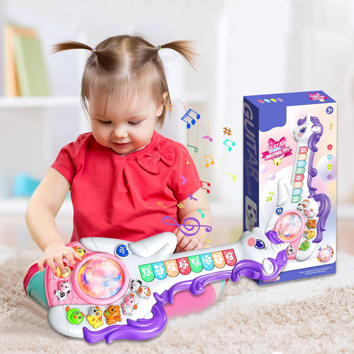 Guitare Licorne Musicale pour enfant