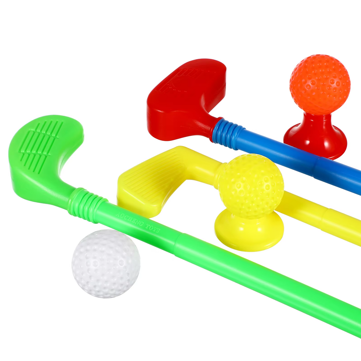 Mini golf colorato in plastica per bambini