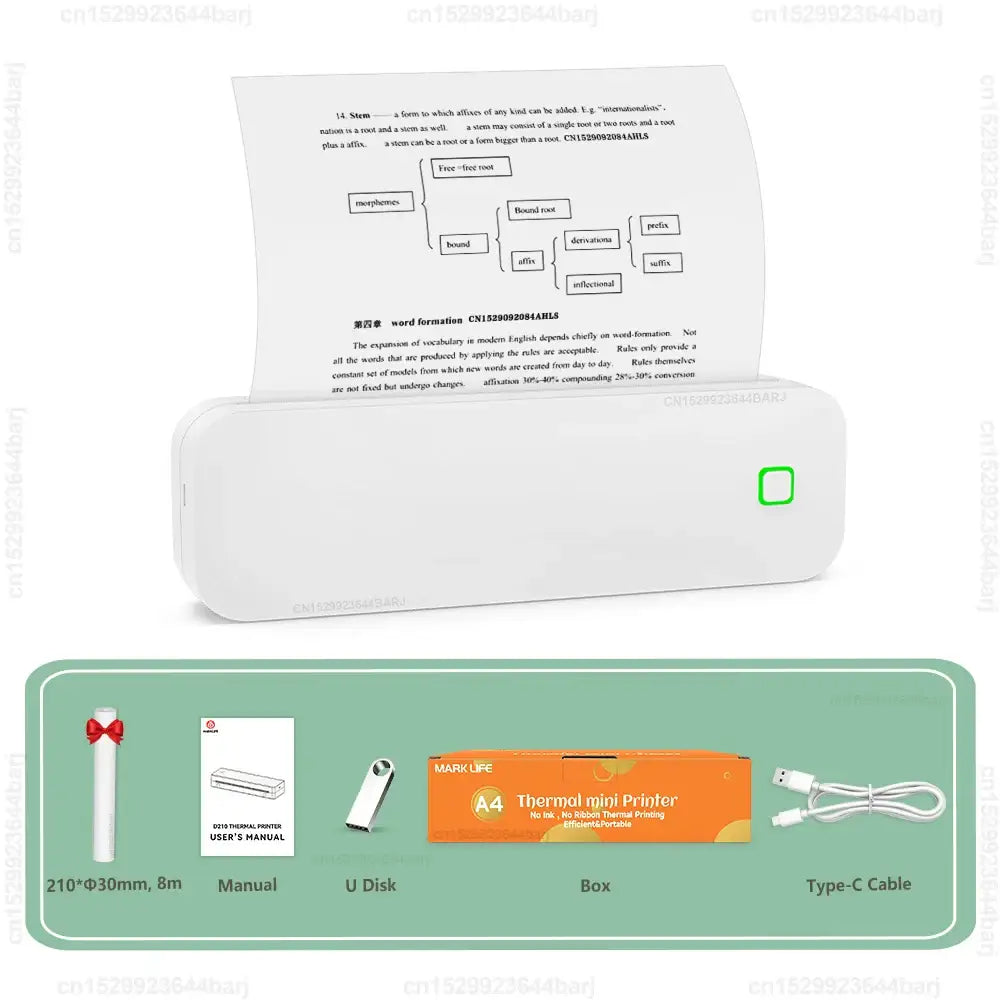 Imprimante thermique portable A4