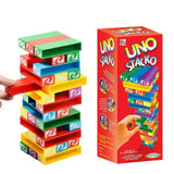 Jenga Uno Stacko game