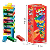Jenga Uno Stacko game