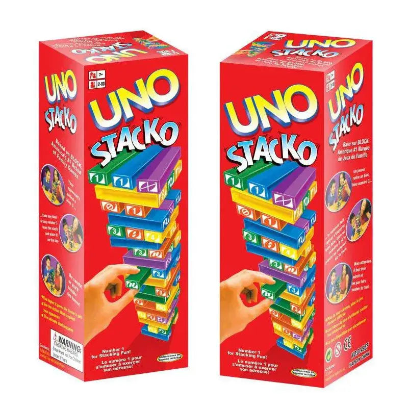 Jenga Uno Stacko game