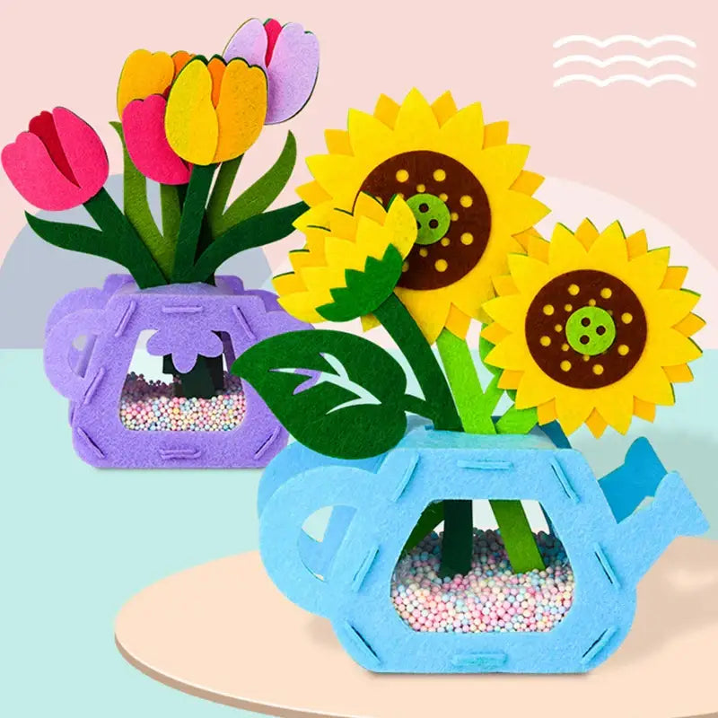 Flower pot building game