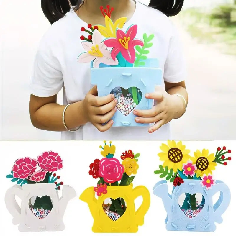 Flower pot building game