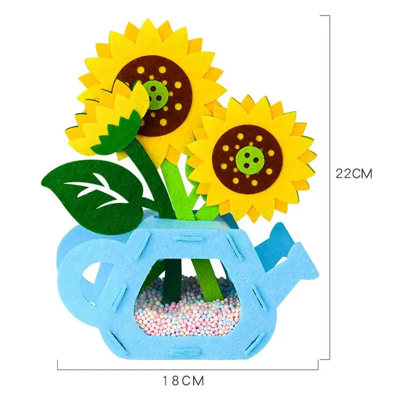 Flower pot building game