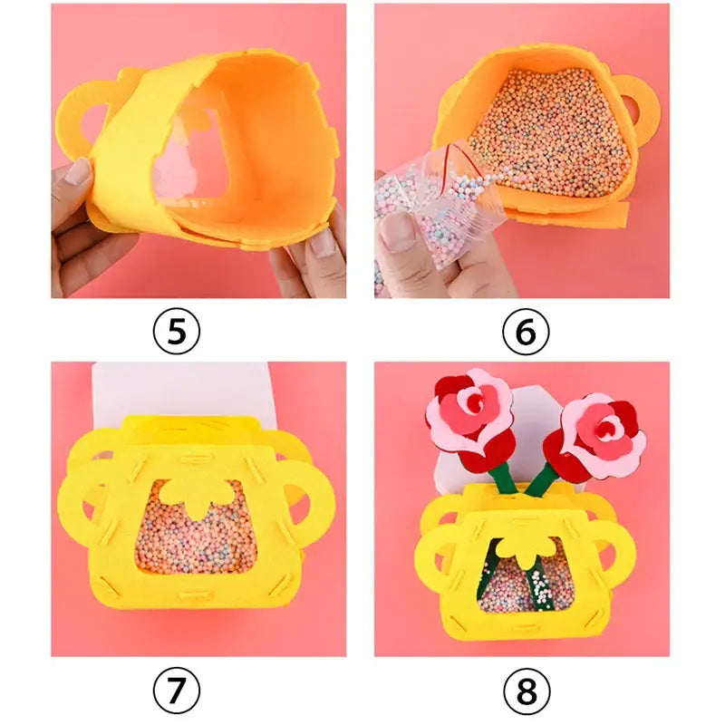 Flower pot building game