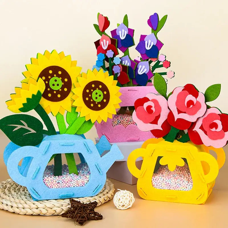 Flower pot building game
