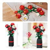 Building Game Red Rose Vase