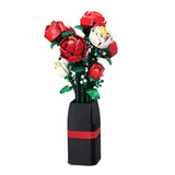 Building Game Red Rose Vase