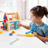 Jeu de construction en bois - Boîte à Outils Montessori