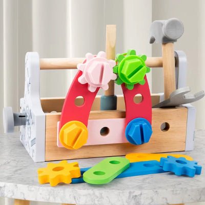 Jeu de construction en bois -  Le petit bricoleur