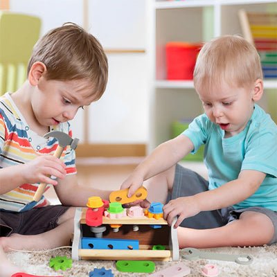 Jeu de construction en bois -  Le petit bricoleur