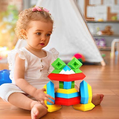 Jeu de construction - Jouet Empilable Pyramidal Montessori