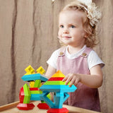 Jeu de construction - Jouet Empilable Pyramidal Montessori