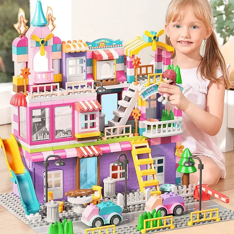 Girls' House Building Set