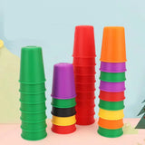 Montessori stacking cups game